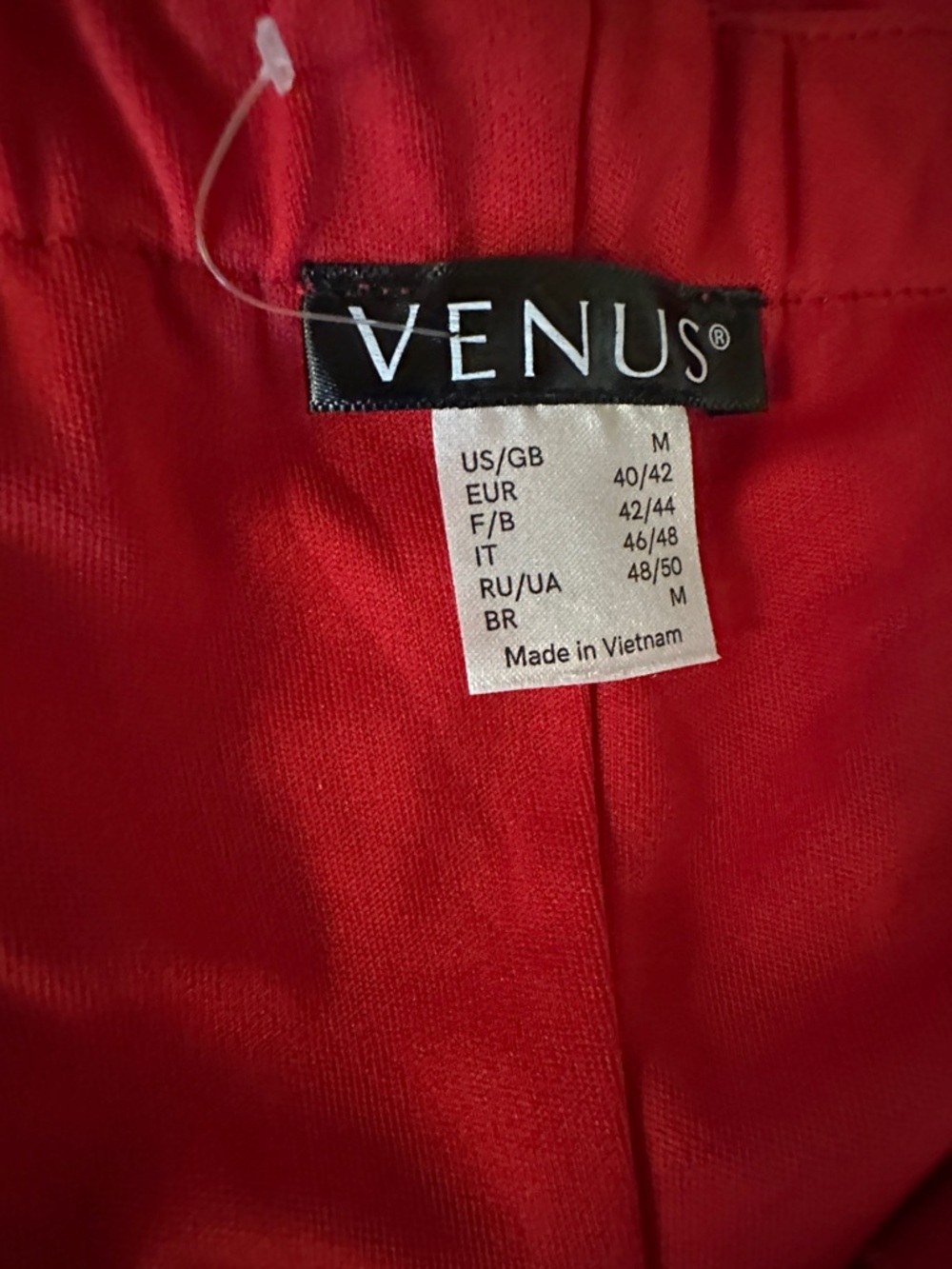 VENUS Charming Red Button-Front Sundress/Tunic Size Medium - Picture 10 of 10